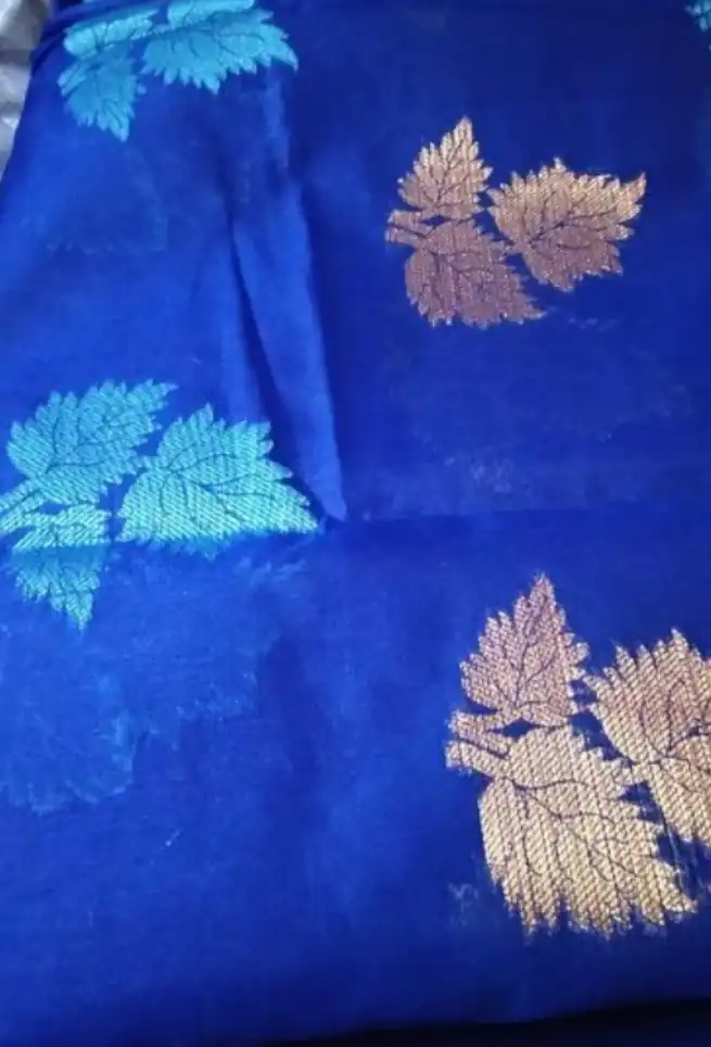Woven Design Multi color Cotton Silk Saree