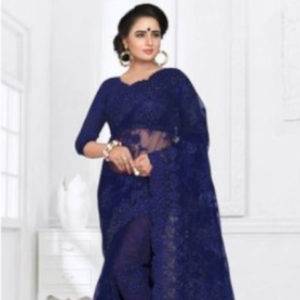 Bollywood Designer Net Embroidered Saree