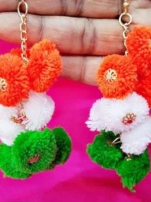 Tri Color Republic Day Special Earrings