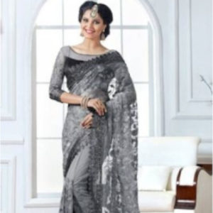 Bollywood Designer Net Embroidered Saree