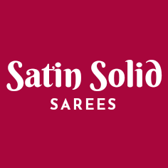 Satin Solid Saree