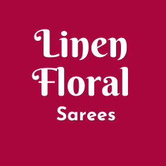 linen Floral Sarees
