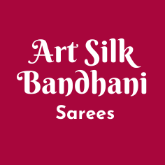 Art Silk Bandhani Sarees