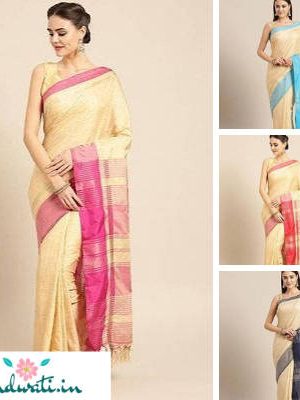 Elegant Silk Sarees with Blouse piece