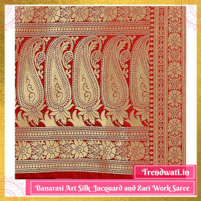 Banarasi Art Silk Jacquard and Zari Work Saree