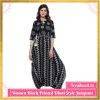 Women Black Printed Dhoti Style Jumpsuit