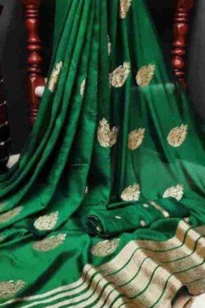 Green Color Sarees