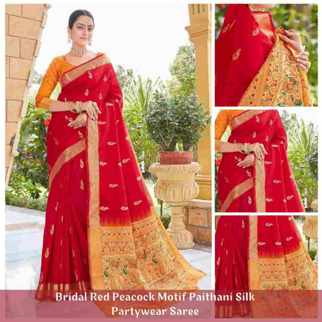 Traditional Silk Sarees | Paithani Sarees | Bridal Saree | Wedding Saree | Party Saree | Saree for Bride