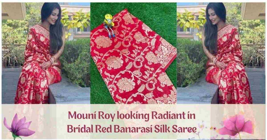 Breathable Organic red Banarasi Sarees For Wedding Special by royal export  at Rs 699 | बनारसी साड़ी in Surat | ID: 25473370033