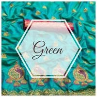 green-color-sarees