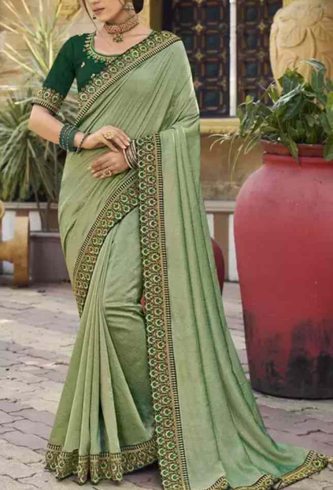 Indian Bollywood Khadi Organza saree blouse designs wedding party wear sari  | eBay