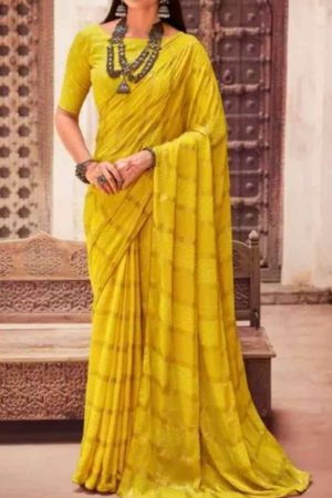 Green Checks Heavy Pallu Soft Silk Saree – krazy kolours