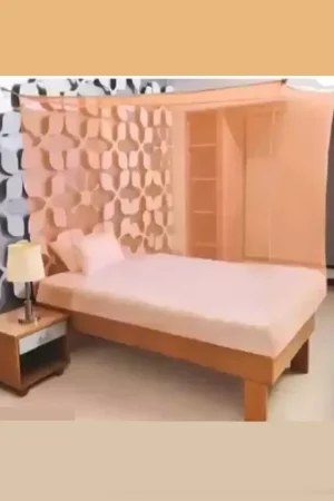 Orange Single Bed ( 4 X 6 ft ) Mosquito Net
