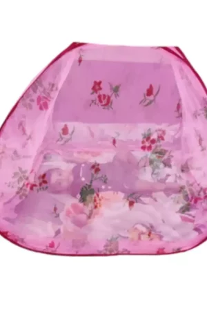 Pink Baby Mosquito Net (3*3*2.5 ft)